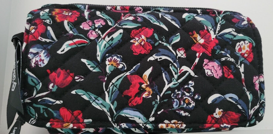 Vera Bradley All in One Crossbody, Perennials Noir