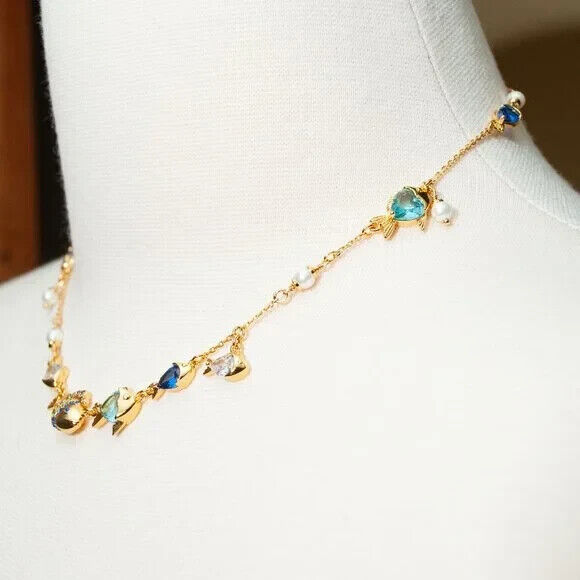 Kate Spade What A Catch Scatter Fish Necklace