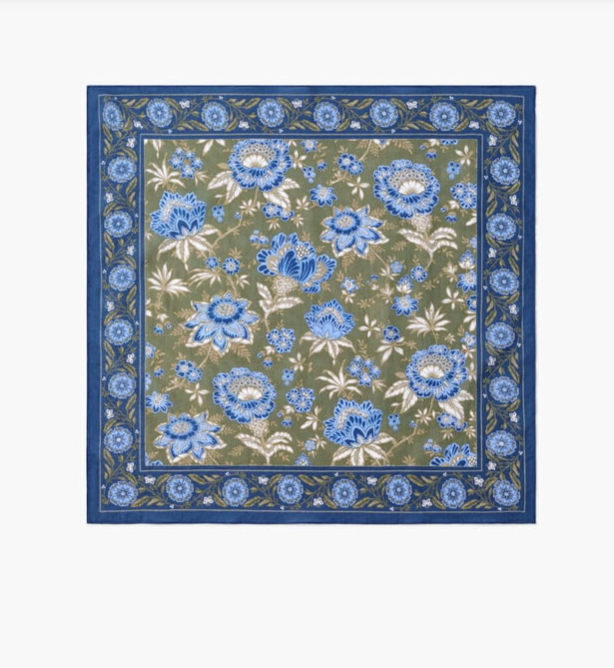 TALBOTS STARLIGHT FLORAL SQUARE SCARF