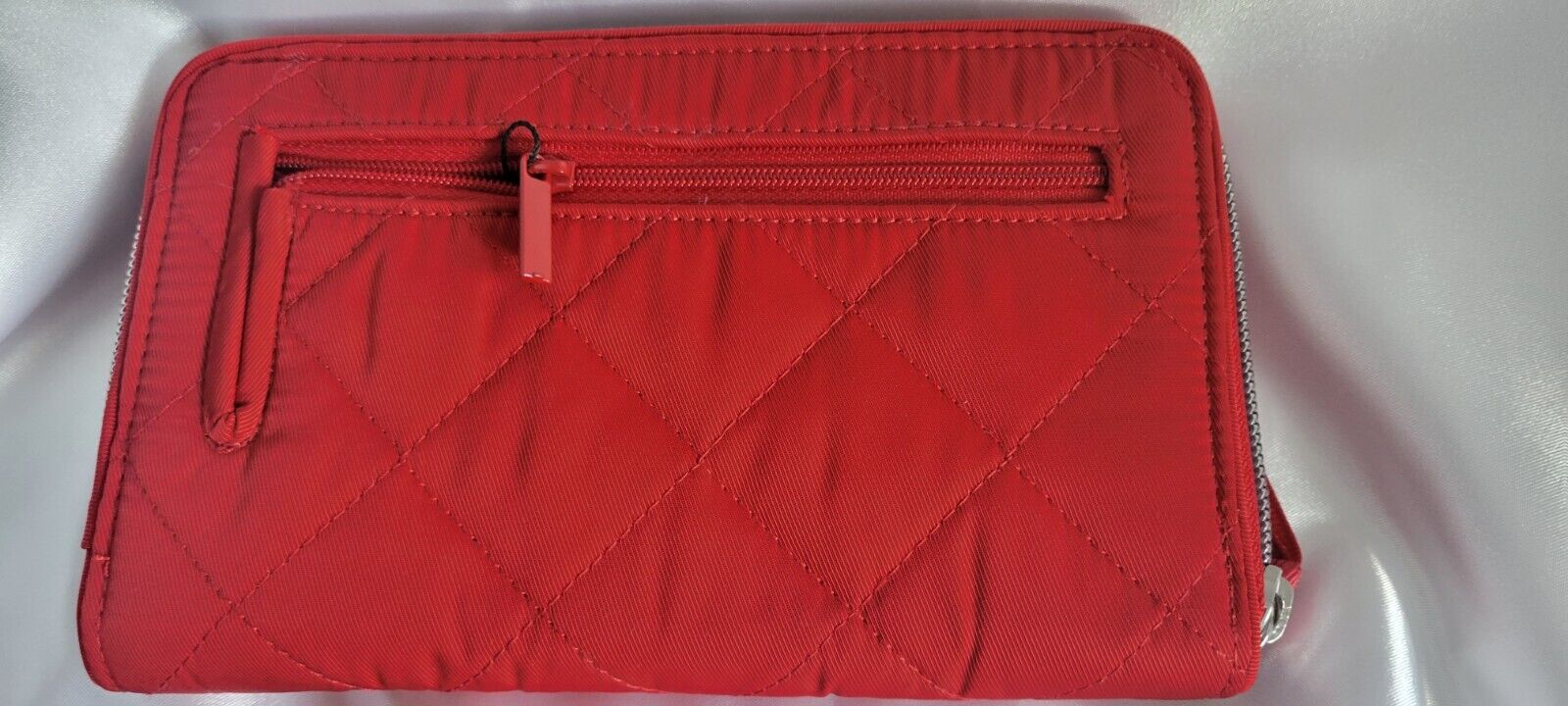 Vera Bradley RFID Turnlock Wallet, Red