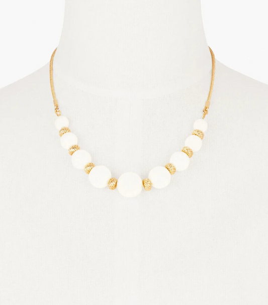 TALBOTS UPTOWN PEARL STATEMENT NECKLACE