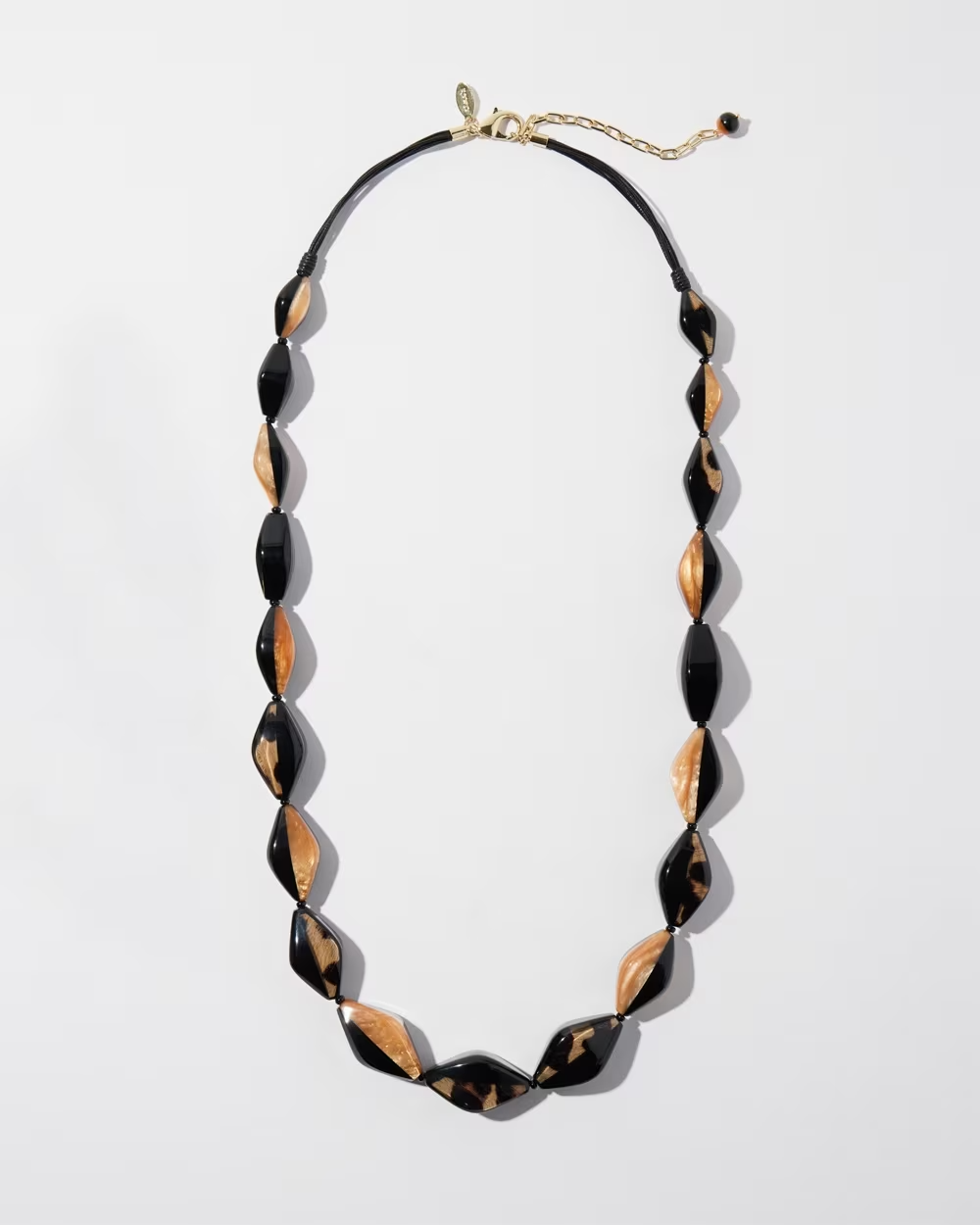 CHICO' S ANIMAL PRINT SINGLE NECKLACE