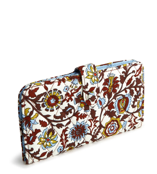 Vera Bradley Tab Wallet , Marrakesh Vines Cream