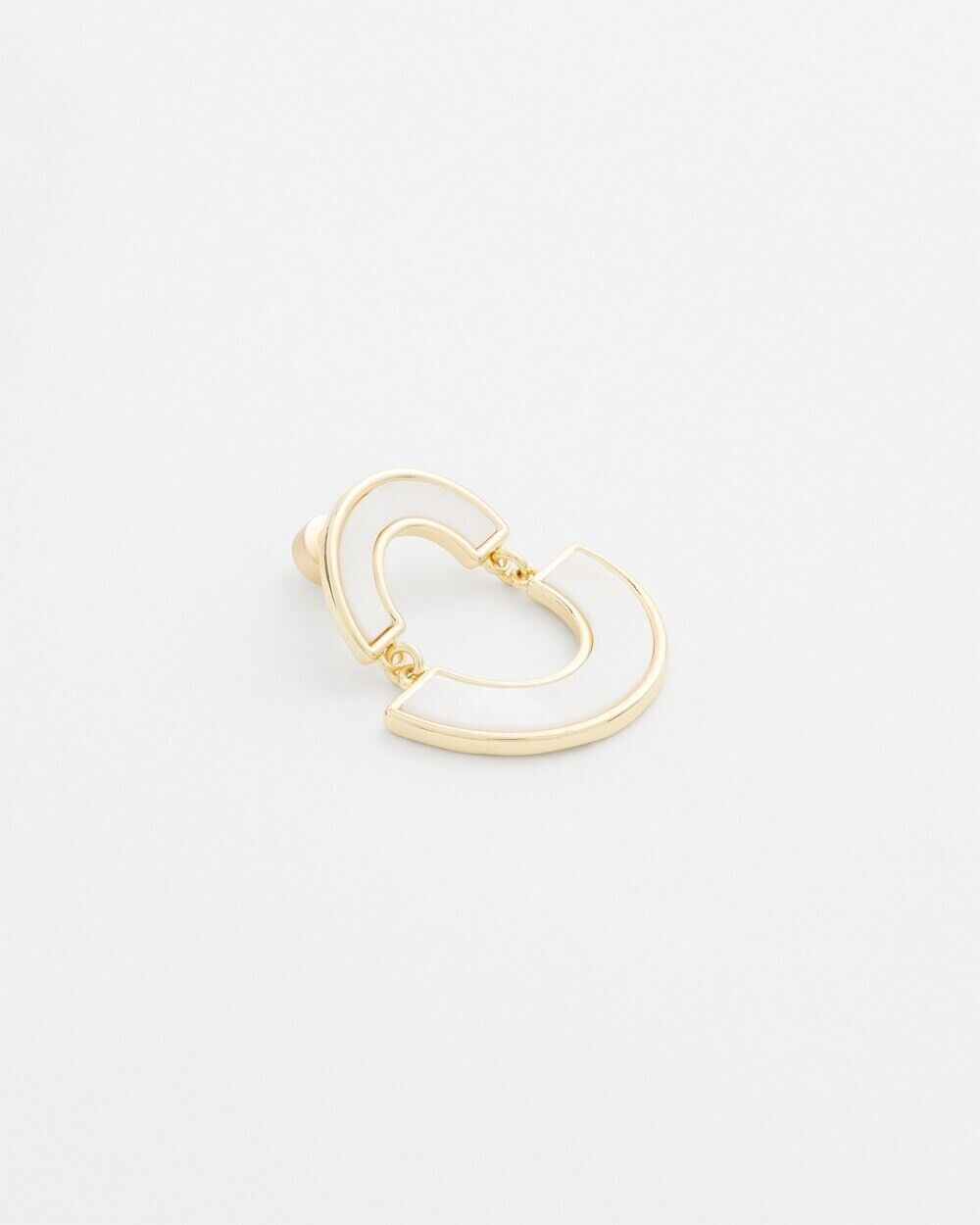CHICO'S MOTHER OF PEARL DROP EARRINGS