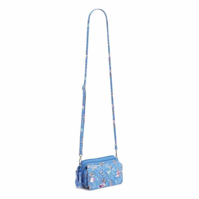 Vera Bradley Disney RFID All in One Crossbody Bag, Cinderella Paisley Friends