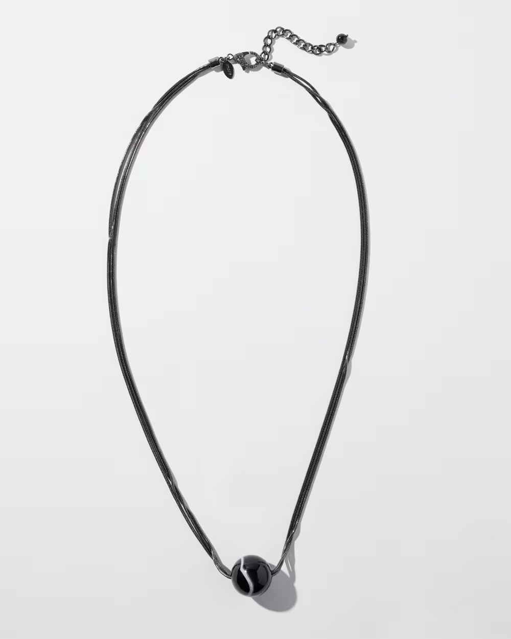 CHICO' S AGATE PENDANT NECKLACE