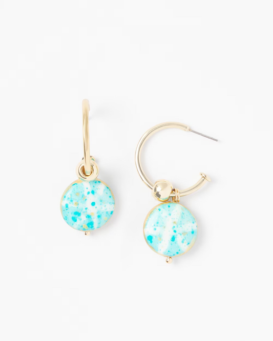 CHICO'S MOSAIC TILES DROP EARRINGS