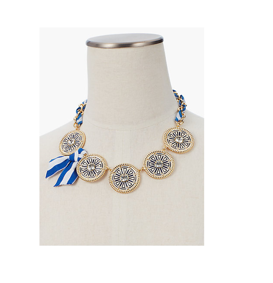  TALBOTS Tile Statement Necklace