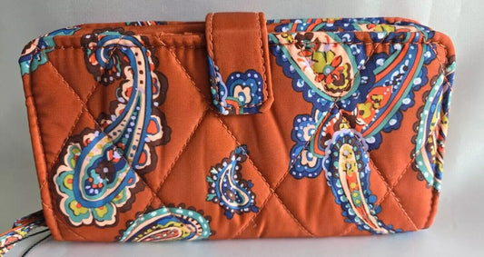 Vera Bradley Ultralight Phone Wristlet, Manor Paisley