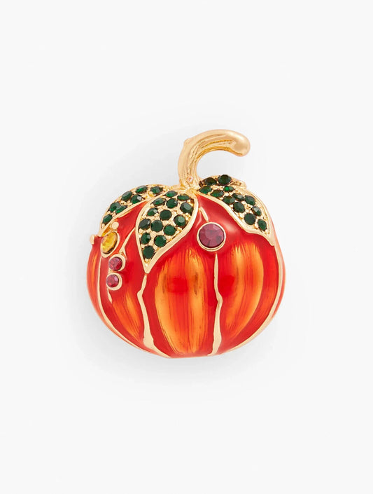TALBOTS PUMKIN BROOCH