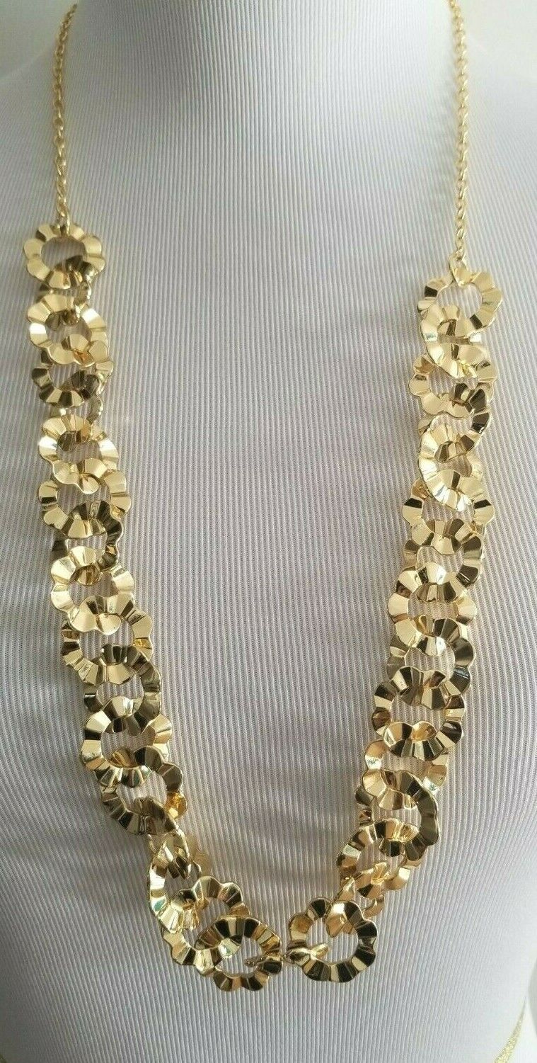 TALBOTS FLOWER POWER LONG NECKLACE