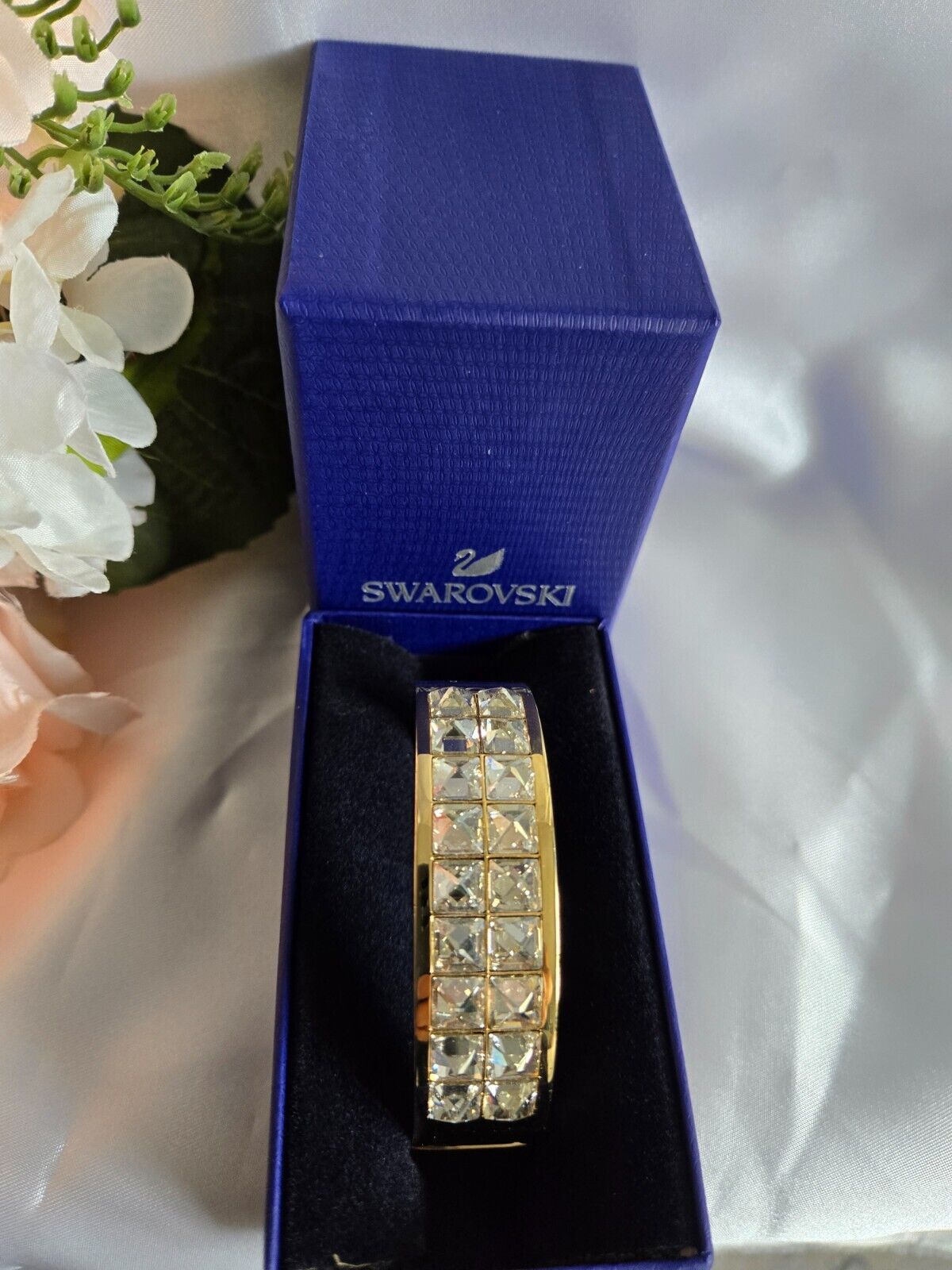 Swarovski Gold Bangle