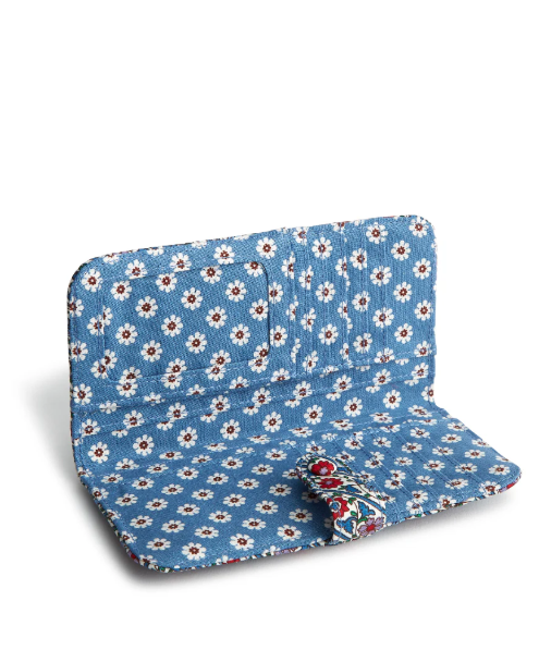 Vera Bradley Tab Wallet, Bias Mini Vines Ribbons