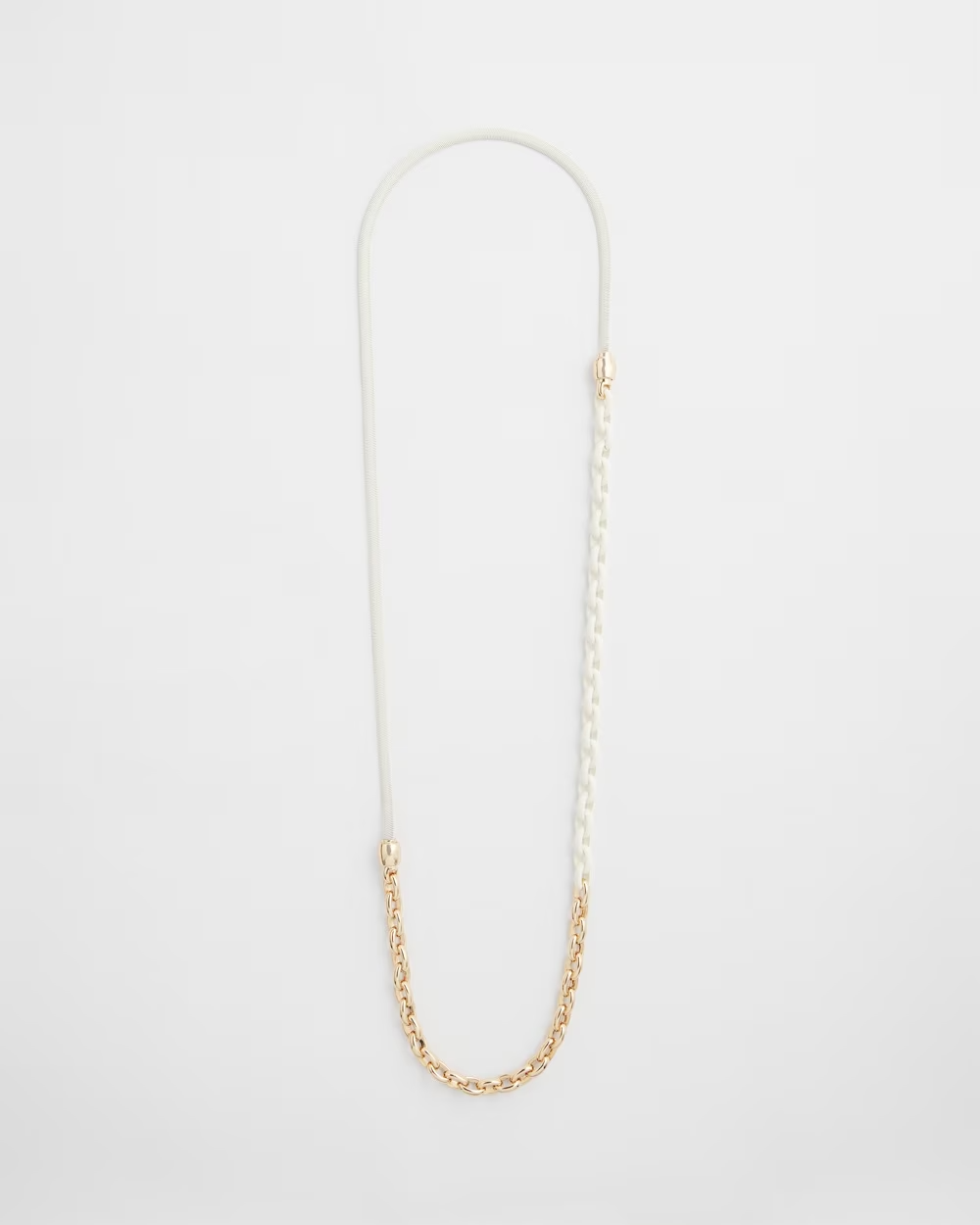 CHICO'S MAGNETICMIX WHITE MULTISTRAND NECKLACE