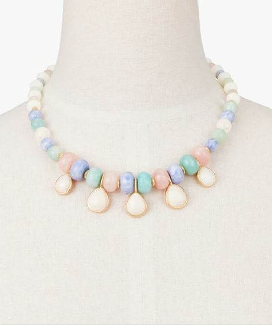 TALBOTS SEMIPRECIOUS STONE STATEMENT NECKLACE