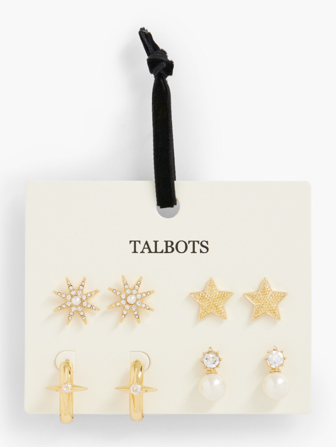 TALBOTS STARRY NIGHT EARRING GIFT SET