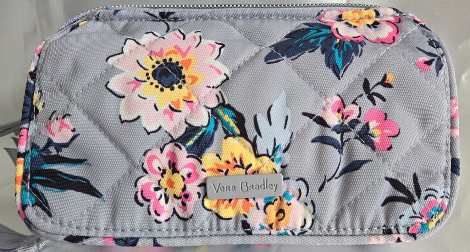 Vera Bradley RFID All in One Crossbody Bag, Parisian Bouquet