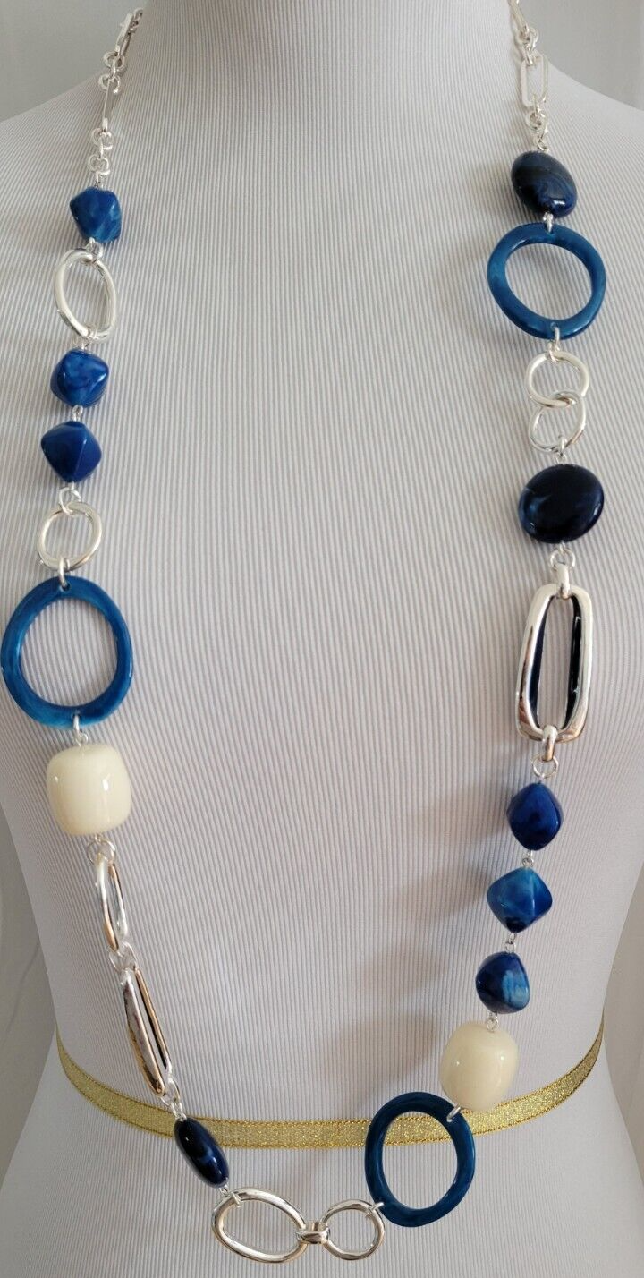 CHICO'S CHAIN LINK LONG NECKLACE