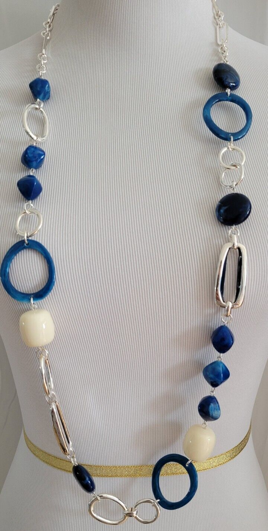 CHICO'S CHAIN LINK LONG NECKLACE