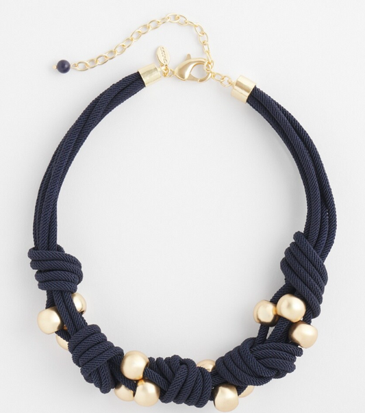 CHICO'S BEADED KNOT NECKLACE