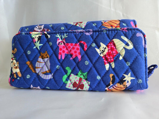 Vera Bradley Wallet Crossbody, Catnip Christmas