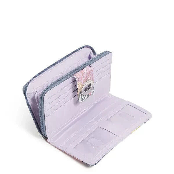 Vera Bradley RFID Turnlock Wallet, Palm Floral