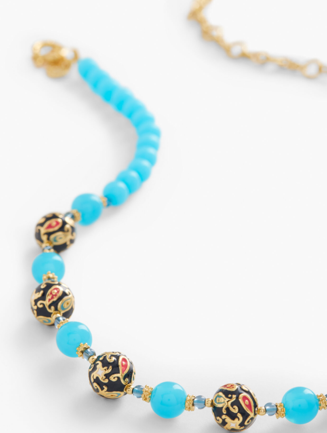 TALBOTS CLASSIC BEADS NECKLACE