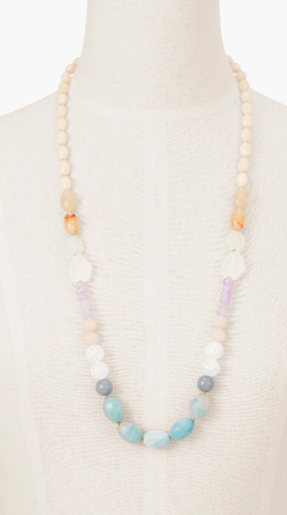 TALBOTS COLORFUL LONG NECKLACE