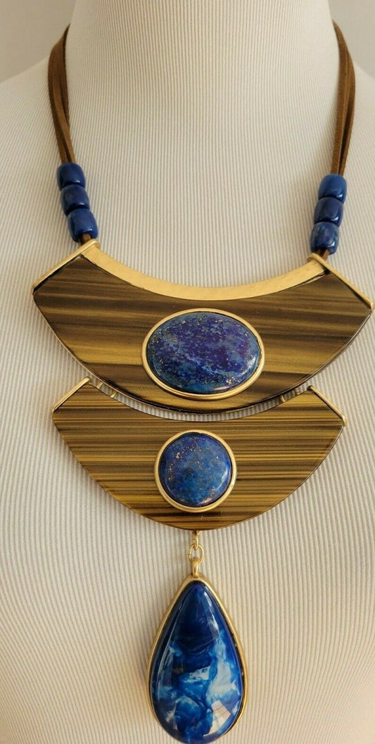 CHICO'S MULTICOLOR MEDIUM PENDANT NECKLACE