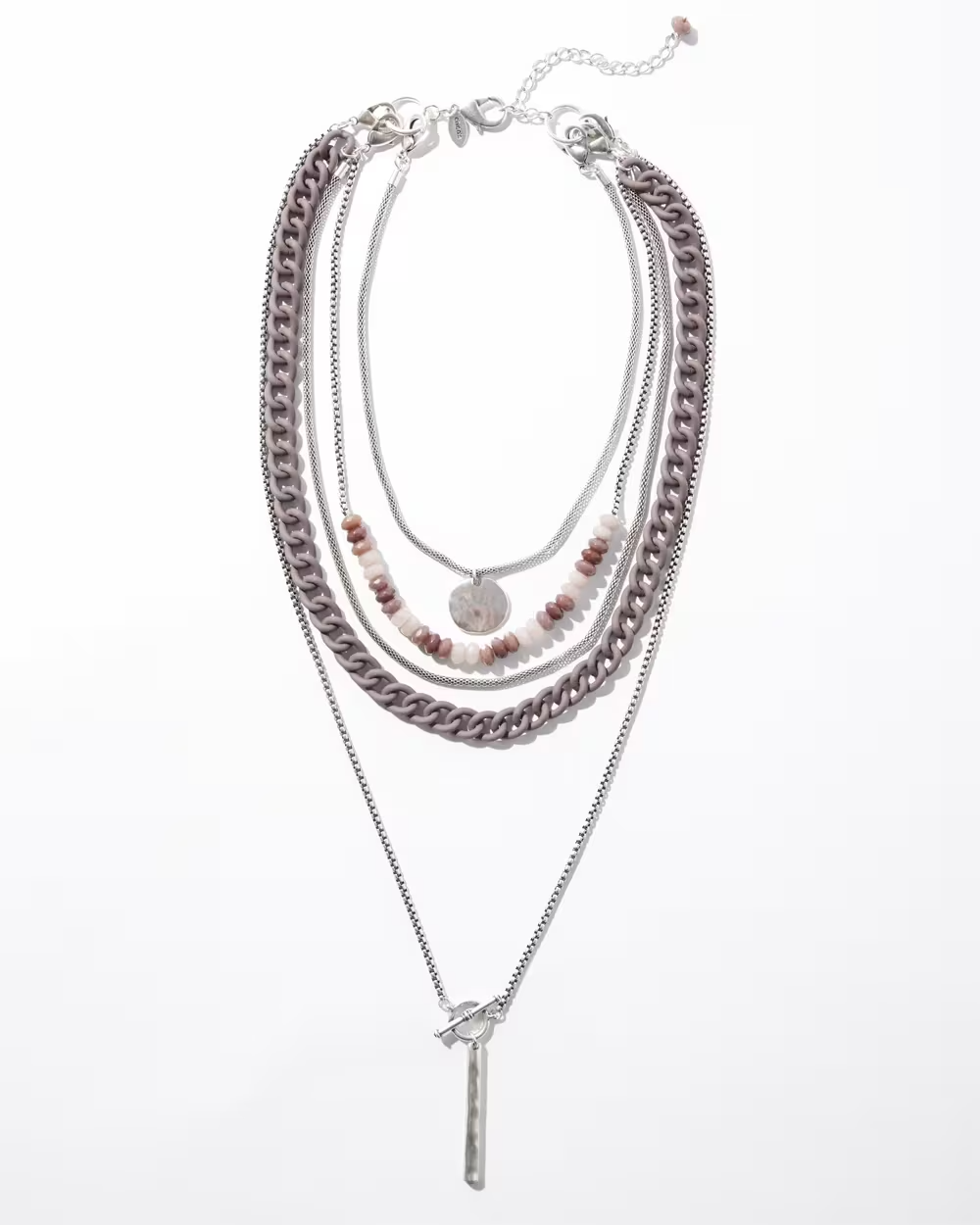 CHICO' S CONVERTIBLE MULTISTRAND NECKLACE