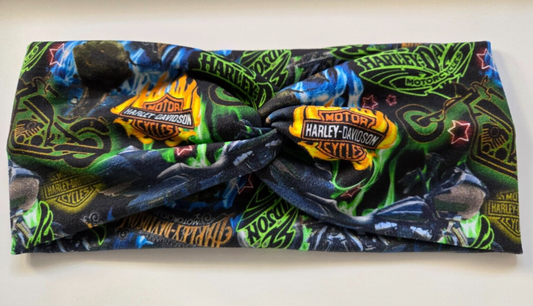 Motorcycle Twisted Headband