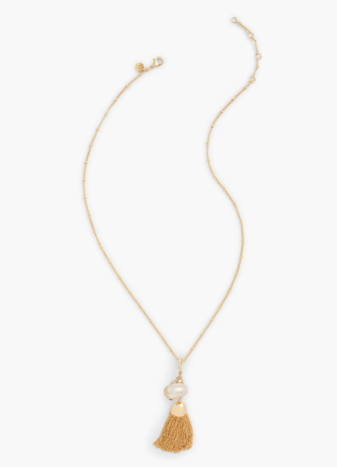 TALBOTS SEASHELL PENDANT NECKLACE