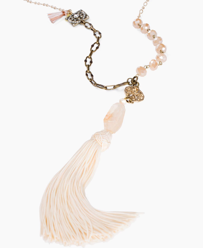 CHICO'S LYNN TASSEL NECKLACE
