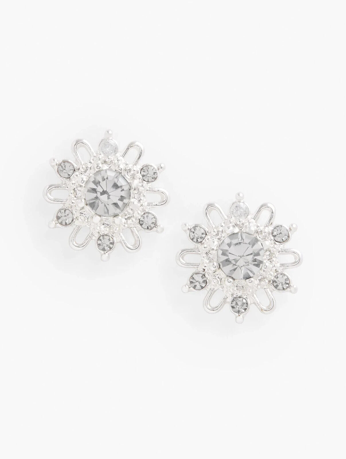 TALBOTS SPARKLING STARBURST STUD EARRINGS