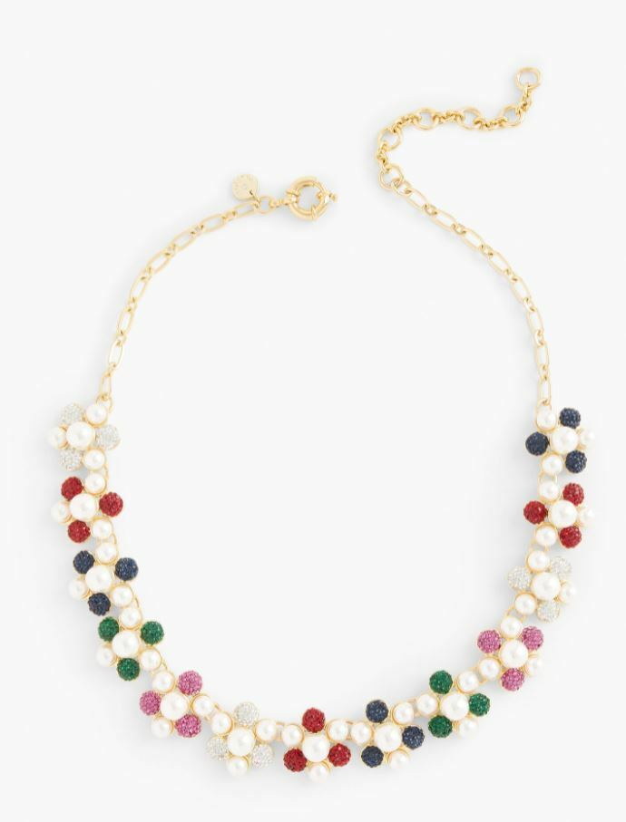 TALBOTS CAVIAR SPARKLE SHORT NECKLACE