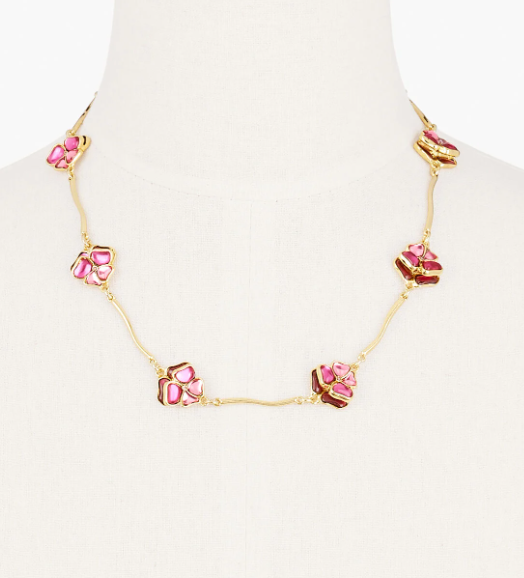 TALBOTS FLORAL NECKLACE