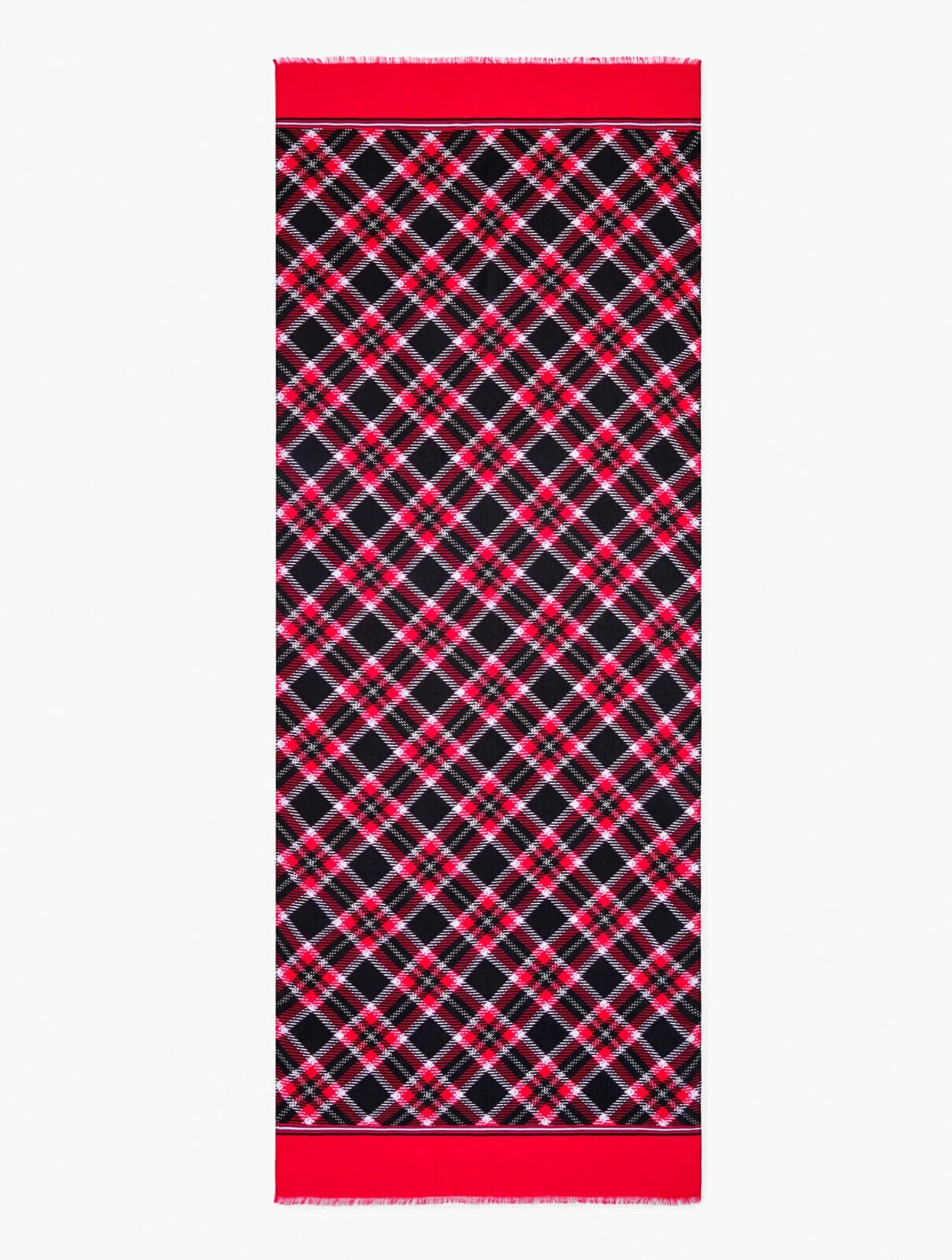 TALBOTS NUTCRACKER PLAID OBLONG SCARF