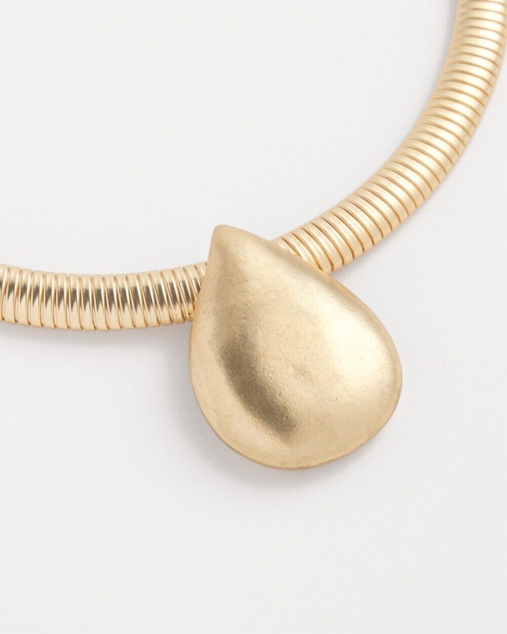 CHICO'S TEARDROP COLLAR NECKLACE