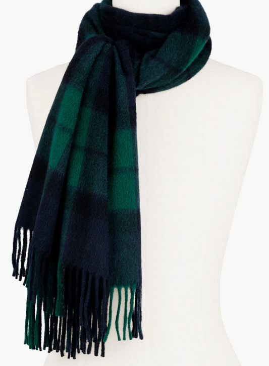 TALBOTS CASHMERE WATERWEAVE SCARF
