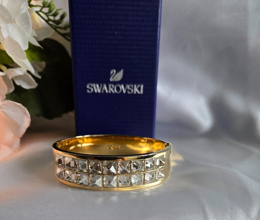 Swarovski Gold Bangle