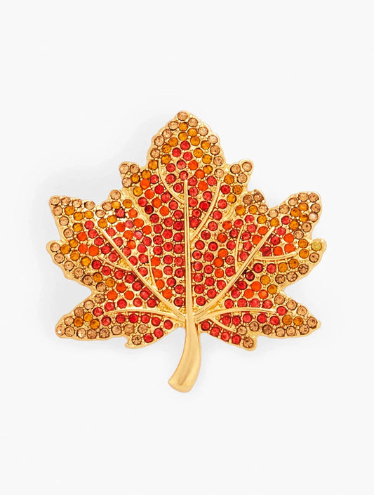 TALBOTS MAPLE LEAF BROOCH