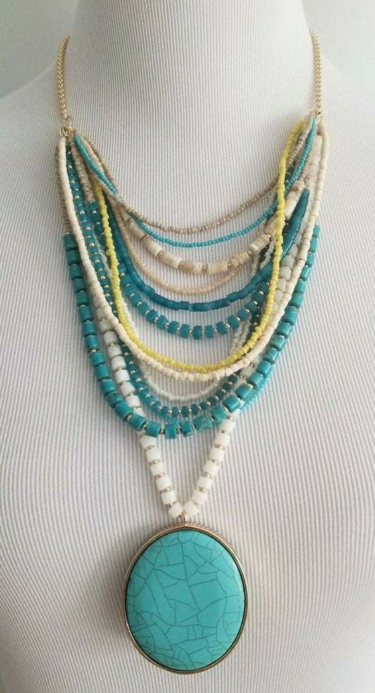CHICO'S COAST COOL PENDANT NECKLACE