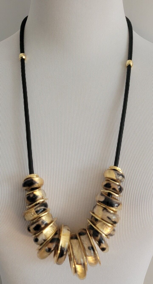 CHICO'S ADUSTABLE STATEMENT BIB NECKLACE