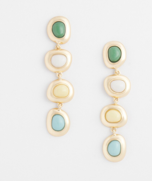 CHICO'S NETRALS DROP EARRINGS