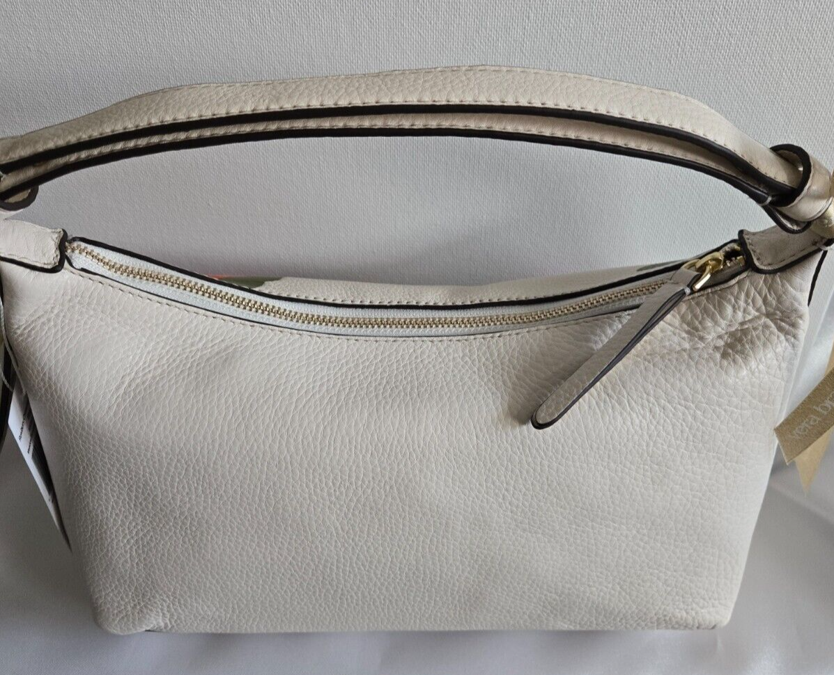 Vera Bradley Roxbury Crescent Shoulder Bag, Meadow Bouquet Cottage Cream