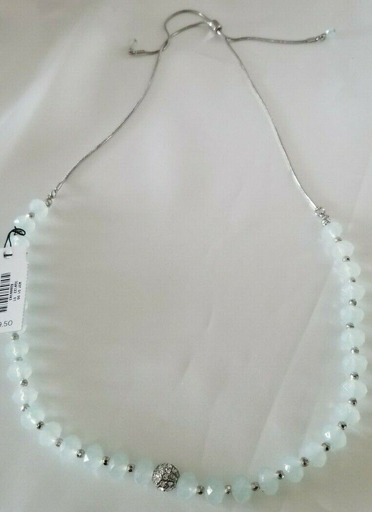 TALBOTS BEADED ADJUSTABLE NECKLACE