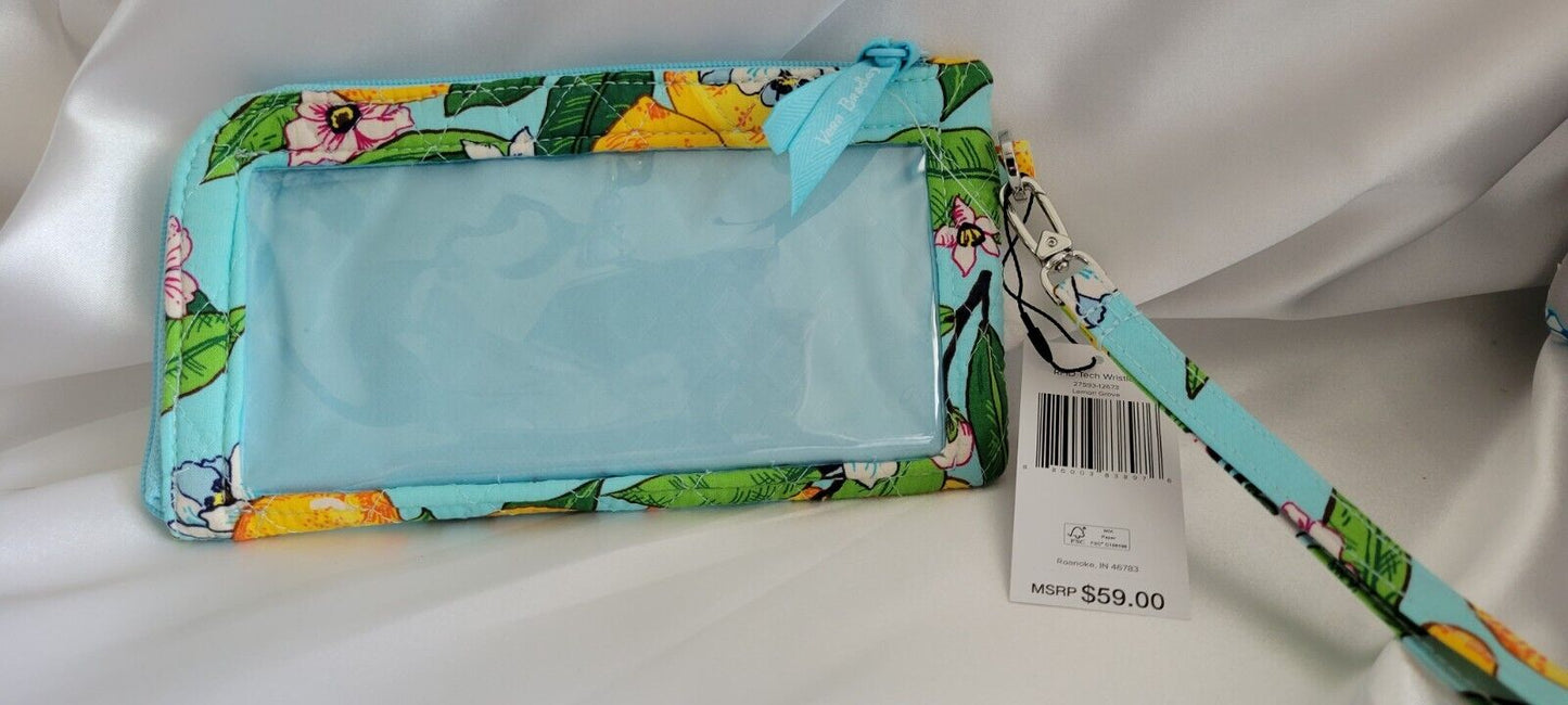 Vera Bradley Tech Wristlet Lemon Grove