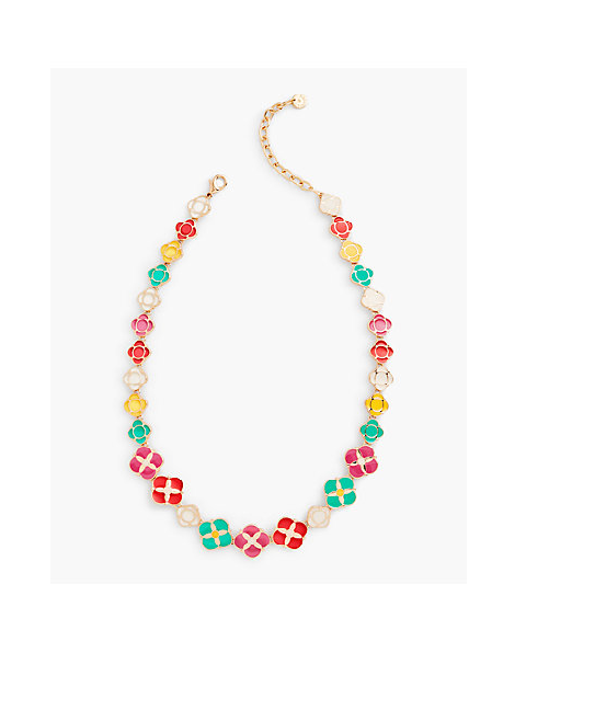 TALBOTS Geometric Statement Necklace