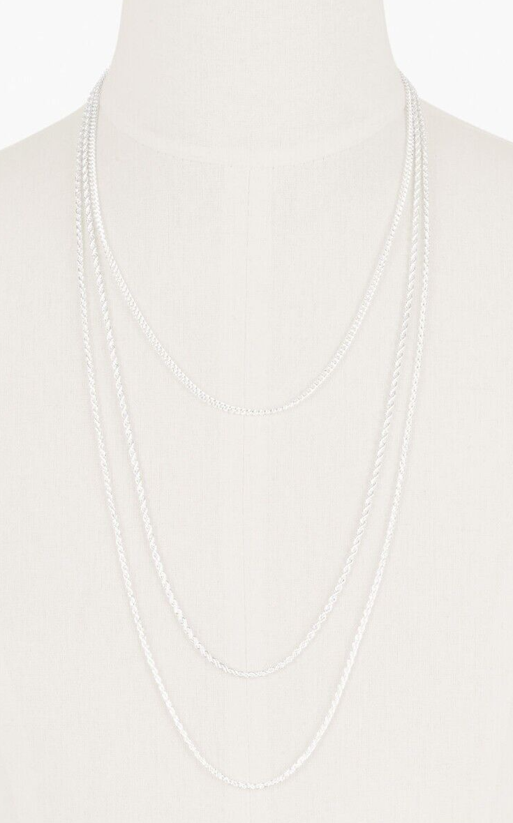 TALBOTS LAYERED CHAIN NECKLACE