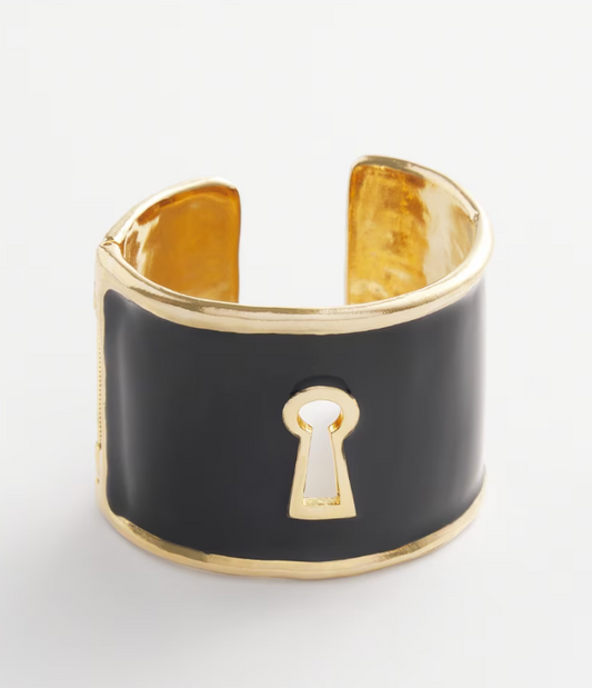 CHICO'S LOCK CUFF BRACELET